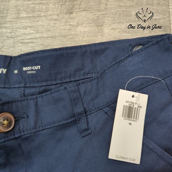 Old Navy Boot Cut Stretch Pants Size 16 - Picture 2 of 6